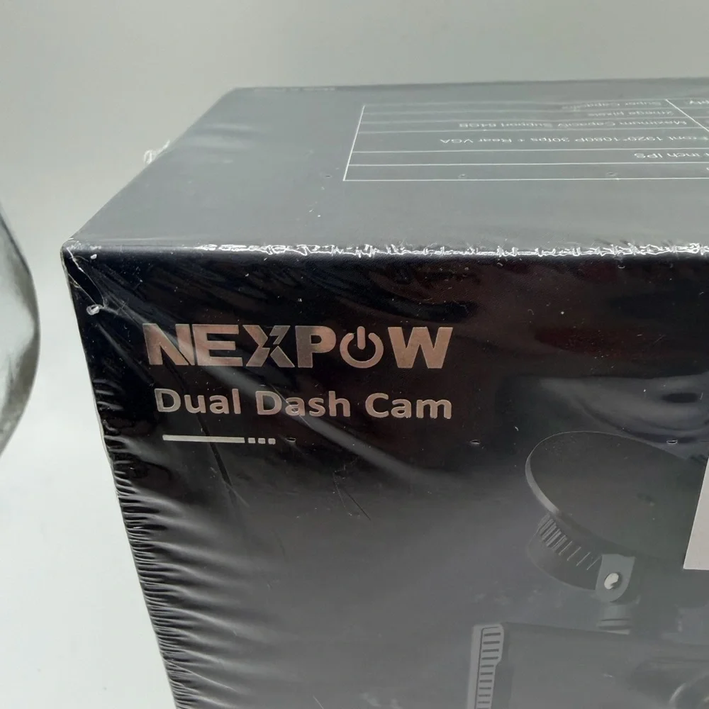 Nexpow Dual Dash Cam with Full HD. Brand new never opened.